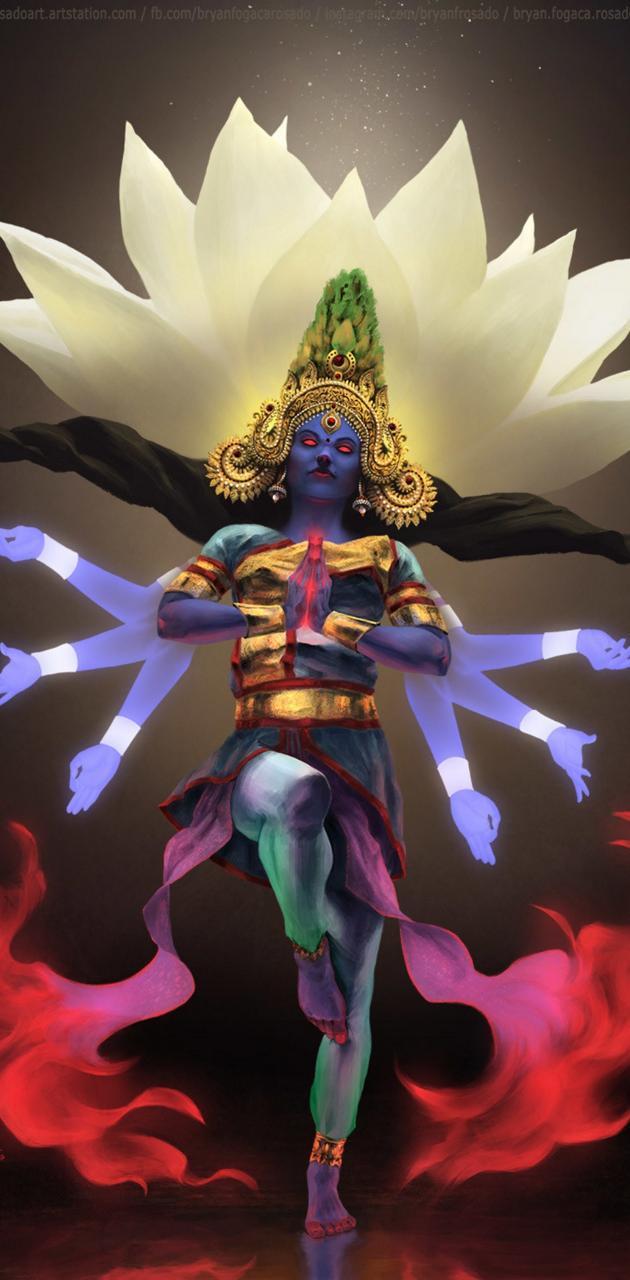 630x1280 Maa kali wallpaper