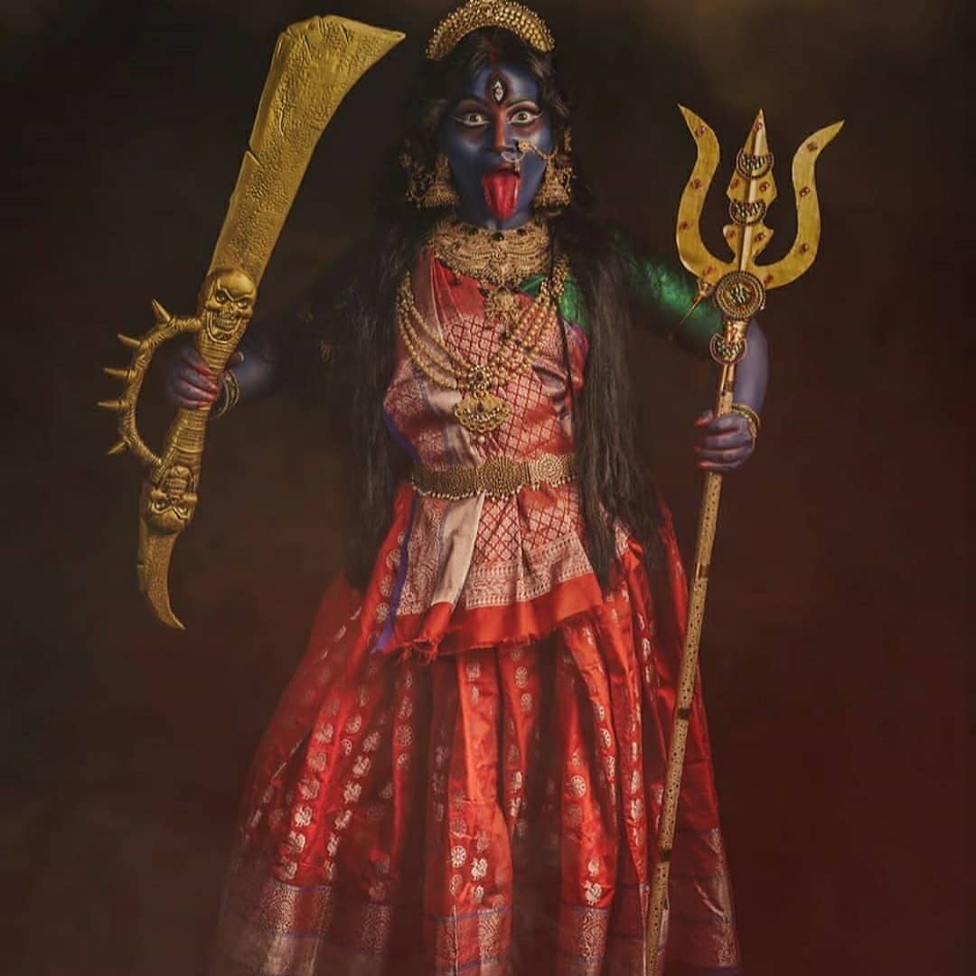 1080x1080 Jay Maa Kali Photo & Hindu Mahakali Wallpaper Photo
