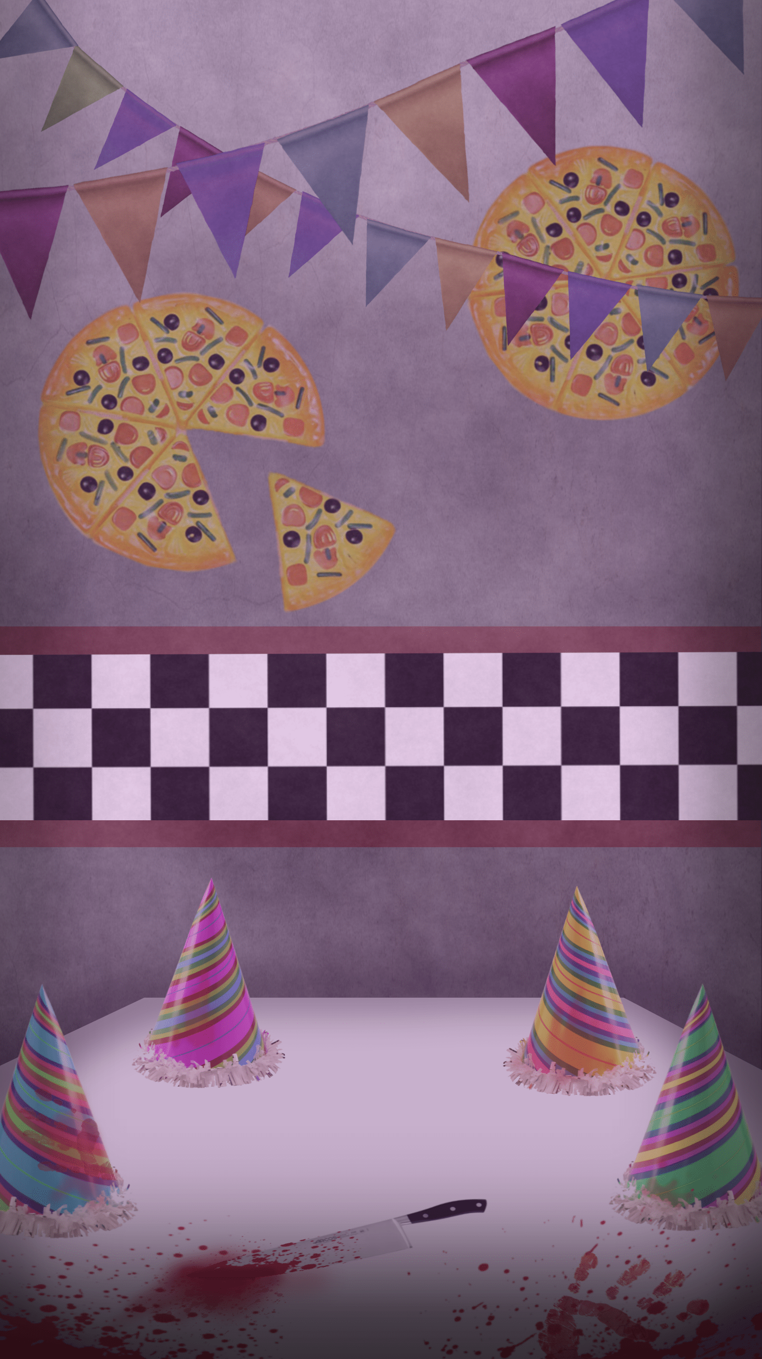 1500x2674 FNAF Pizza Party Phone Wallpaper thing