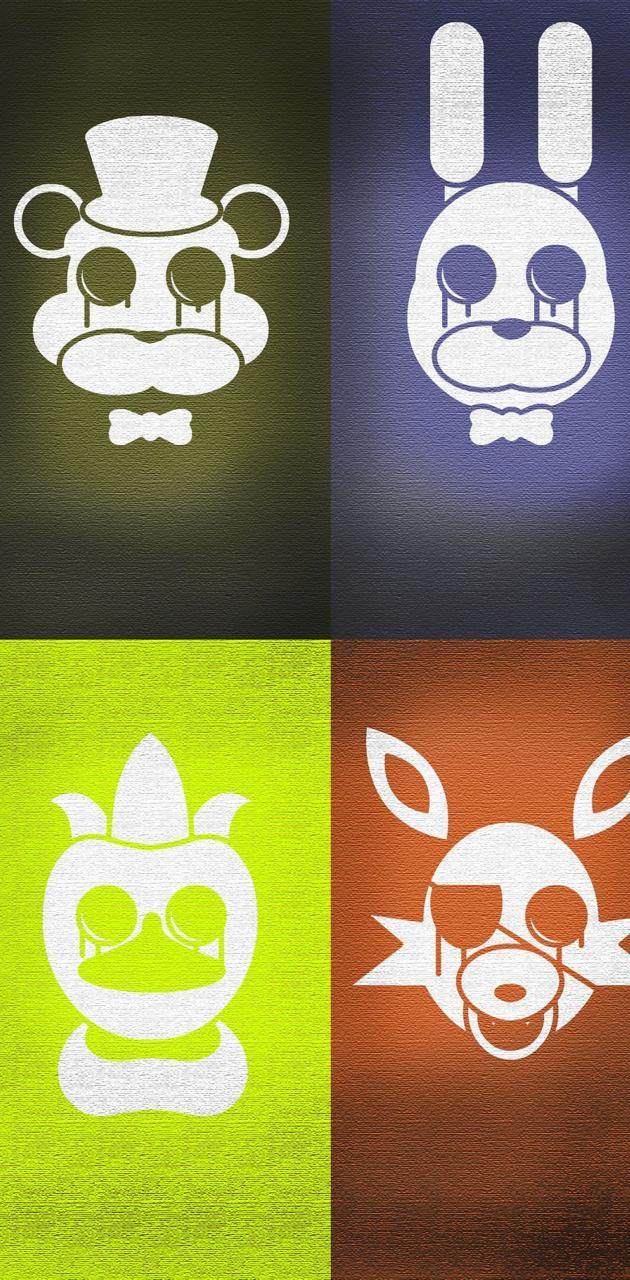 630x1280 Fnaf 4 of them wallpaper