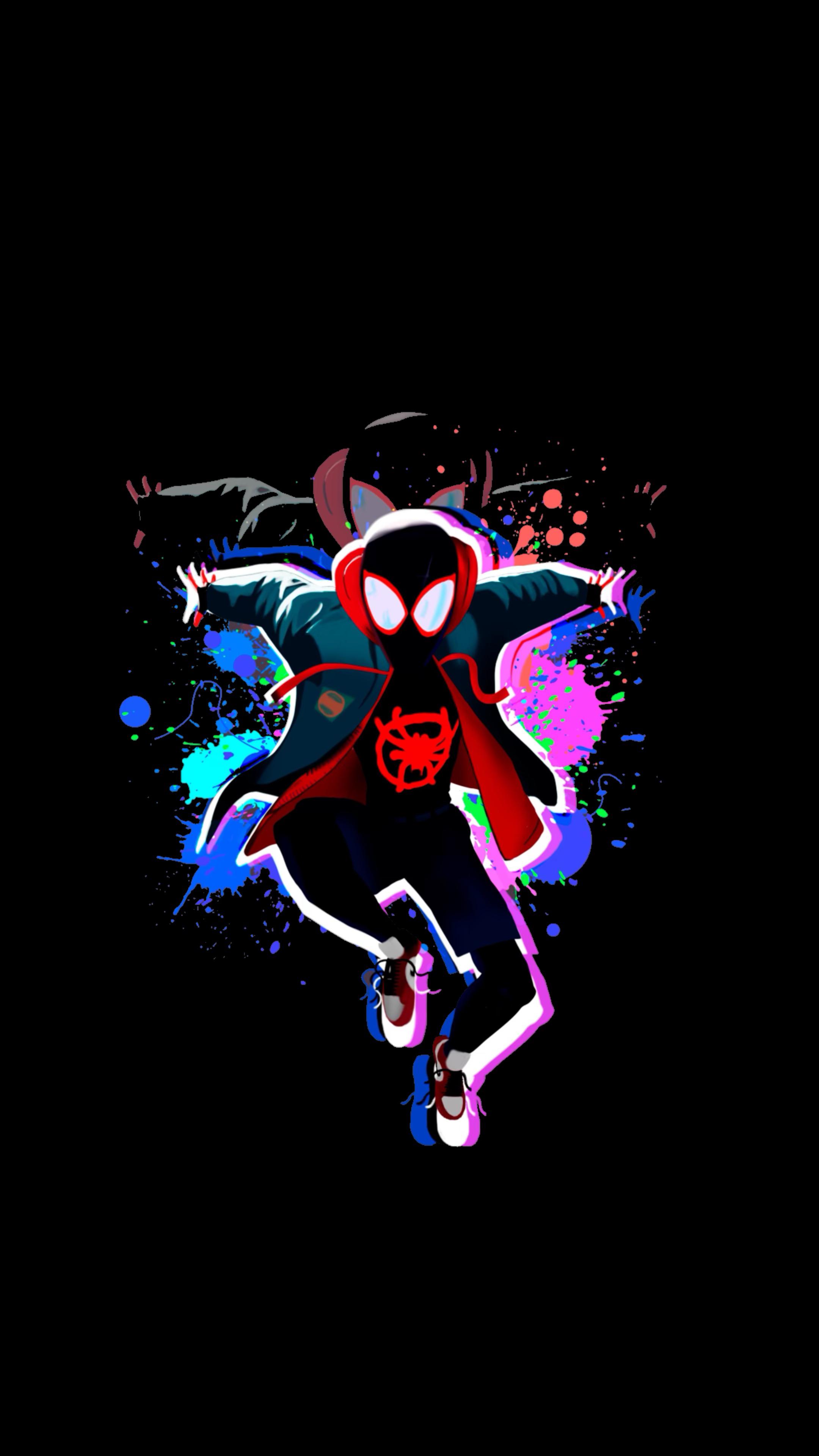 2160x3840 Amoled Miles Morales Wallpaper