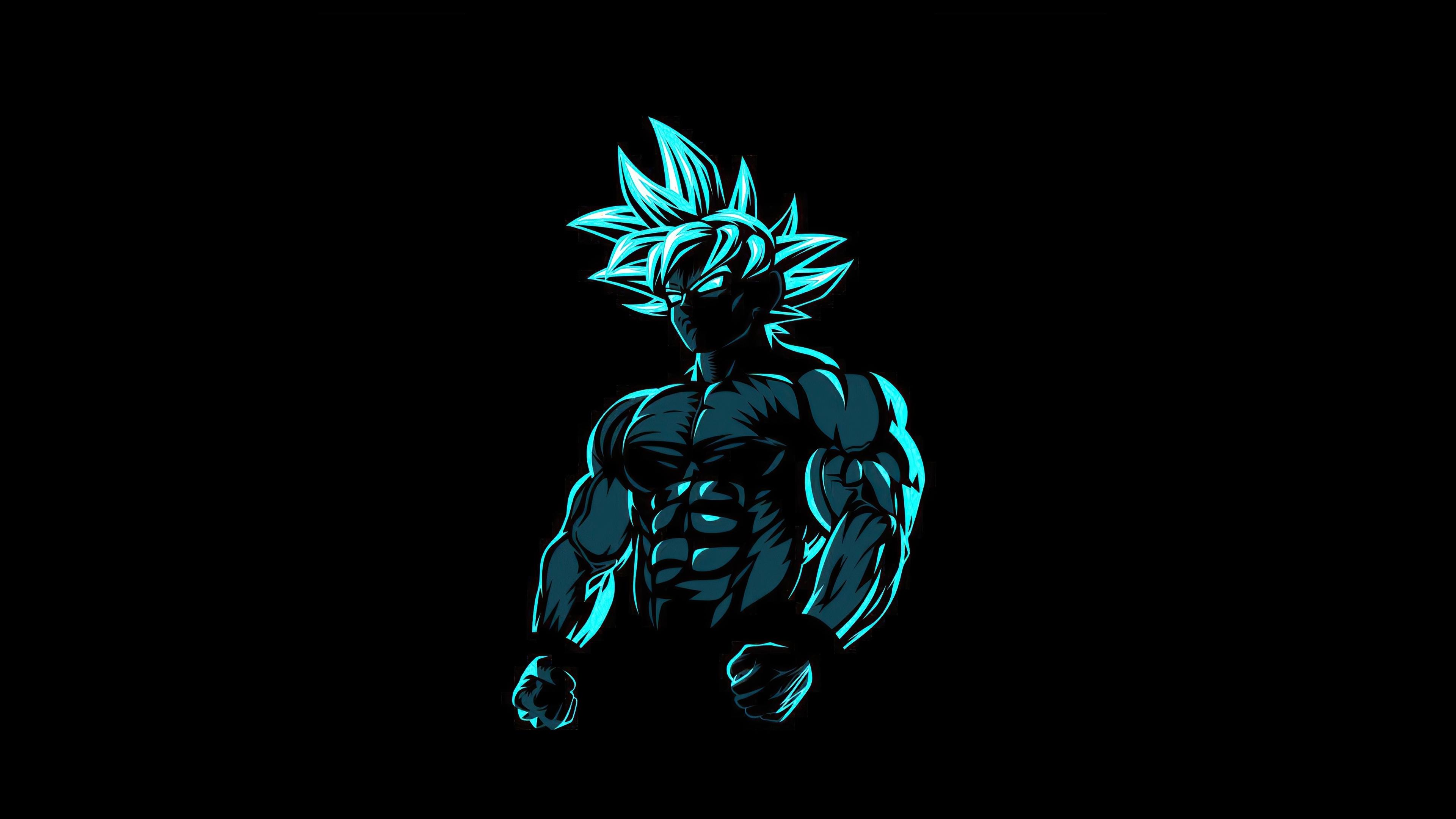 3840x2160 Download 3840x2160 anime, minimal & dark, beast goku 4k wallpaper, uhd wallpaper, 16:9 widescreen wallpaper, 3840x2160 HD image, background, 25509