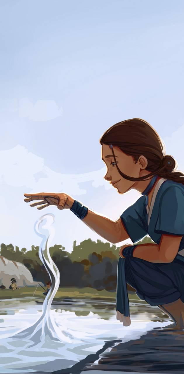 630x1280 Katara waterbending wallpaper