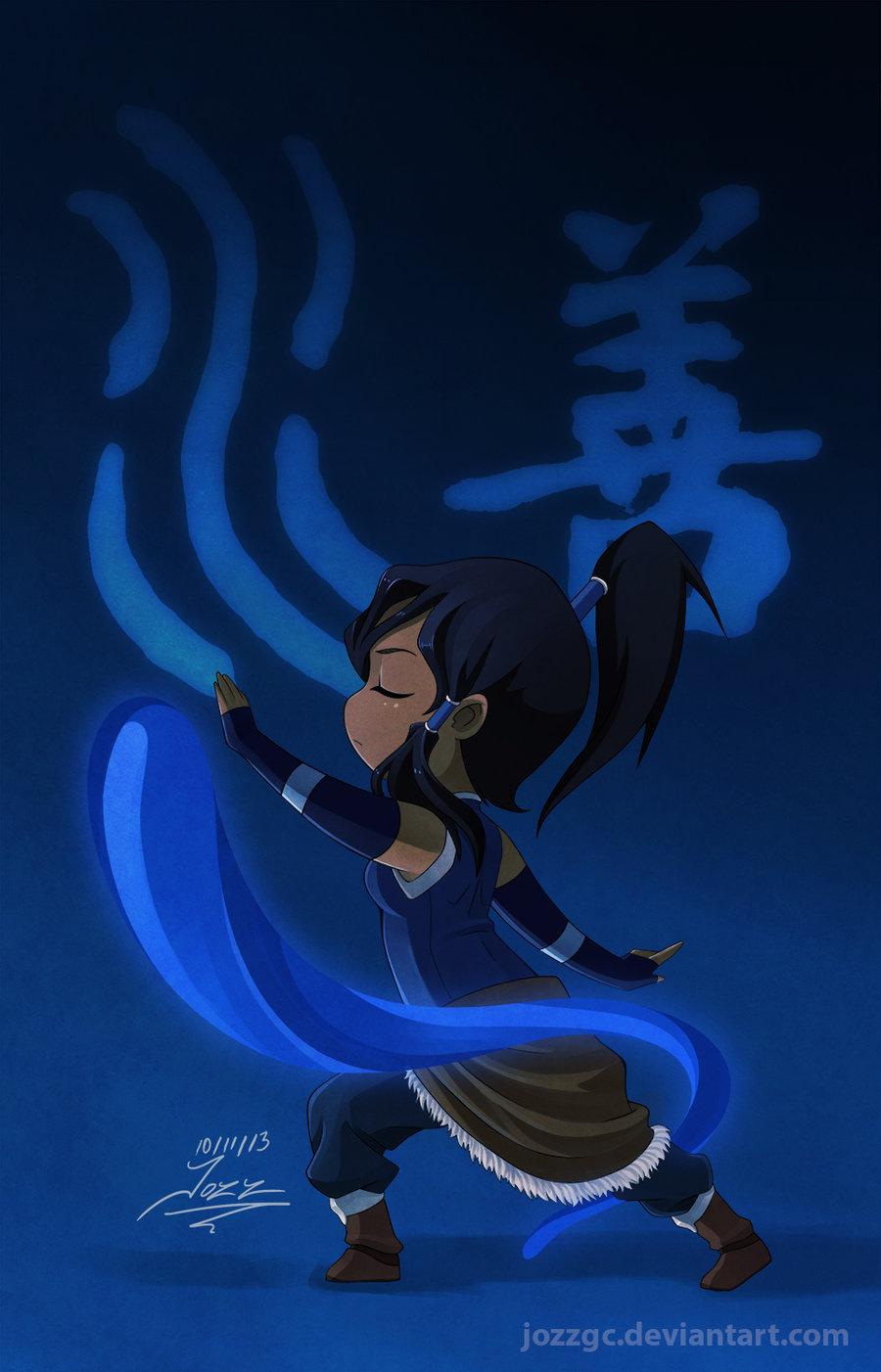 900x1402 Chibi Korra: Water bender. Avatar: The Last Airbender / The Legend of Korra