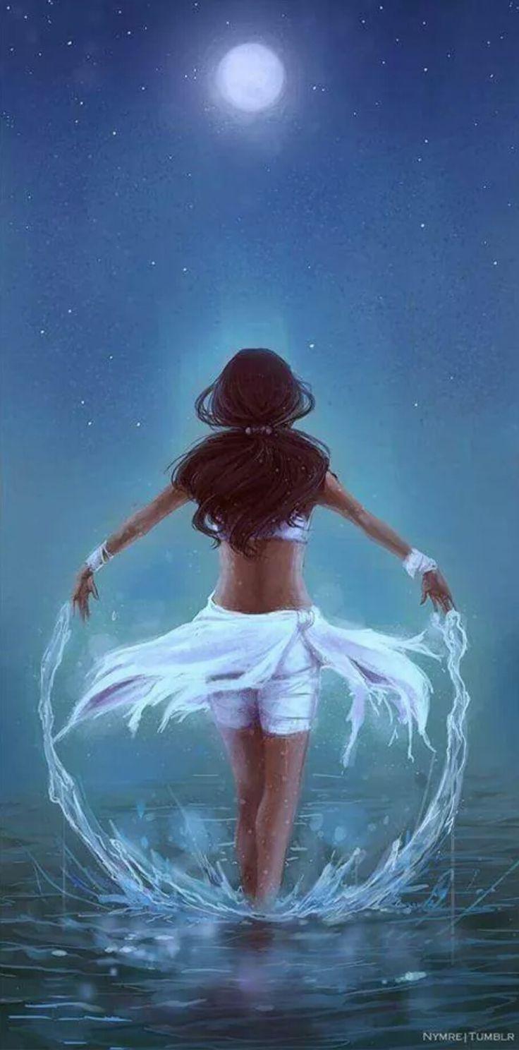 736x1488 Katara Waterbending Fanart on Inspirationde