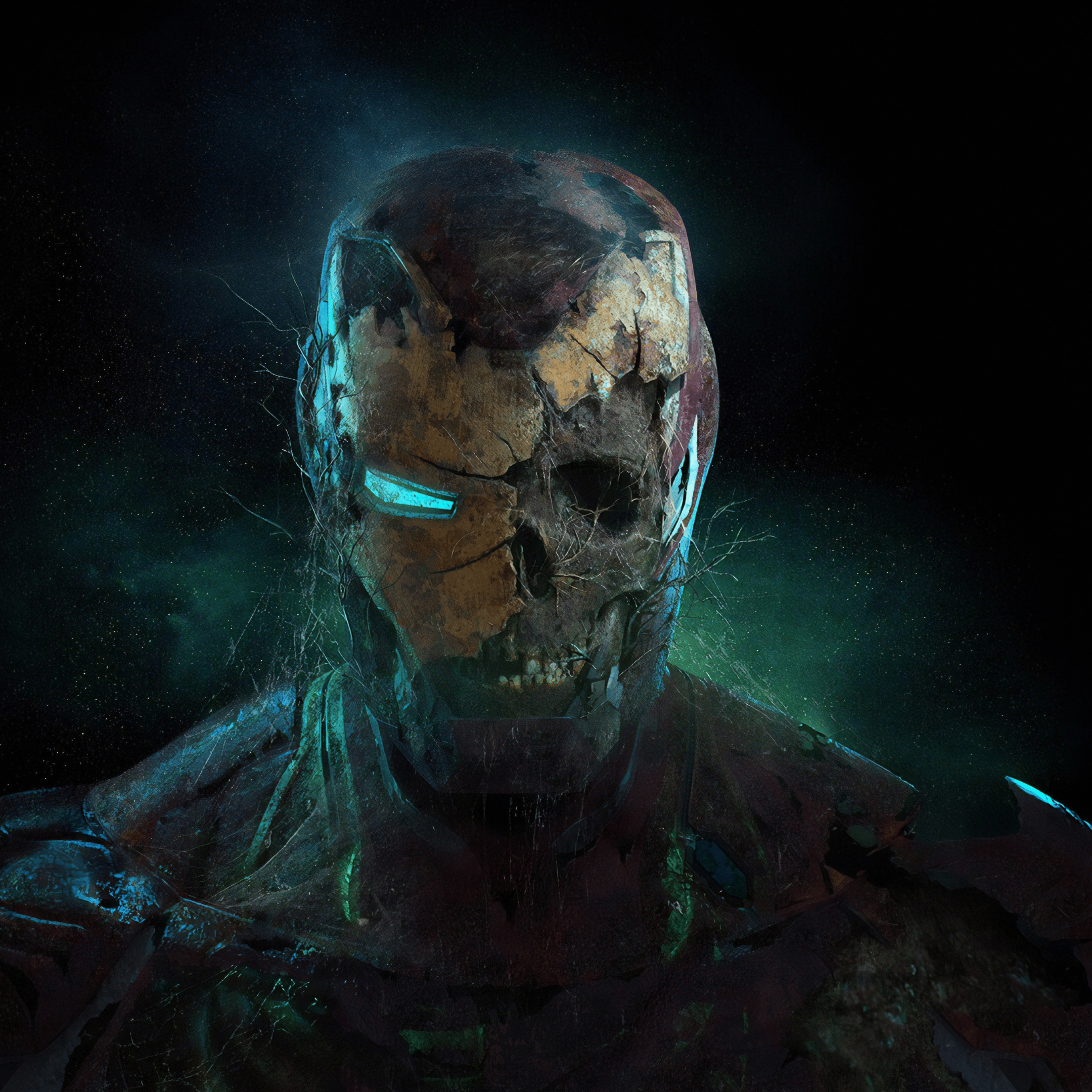 2732x2732 Iron Man Wallpaper 4K, Zombie, Spider Man: Far From Home, Graphics CGI