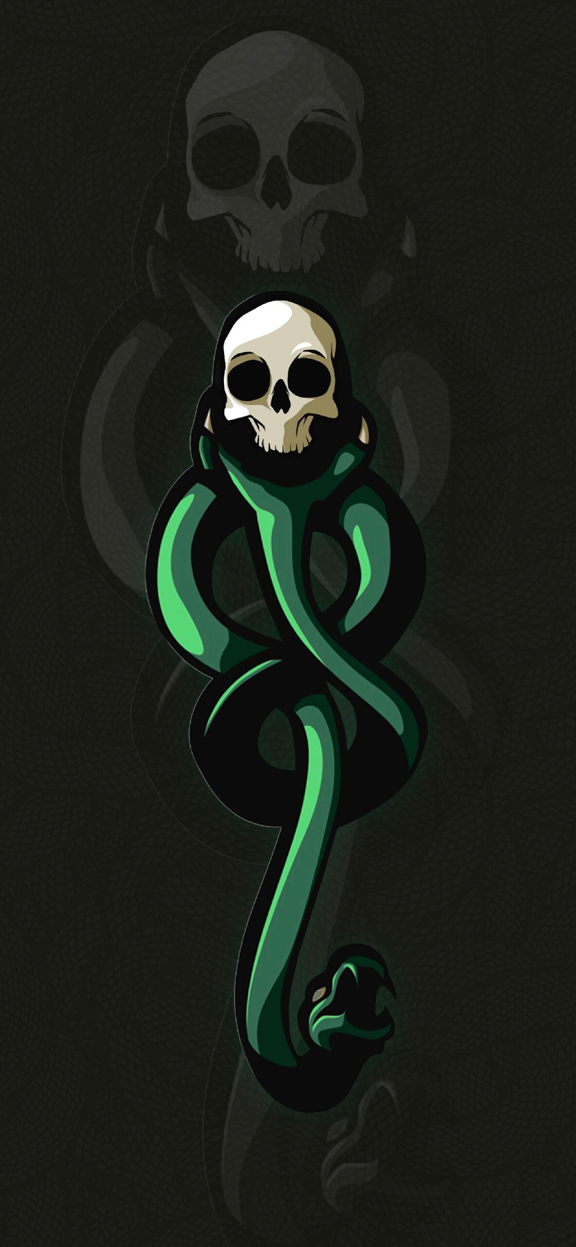 1183x2560 Harry Potter Dark Mark Wallpaper
