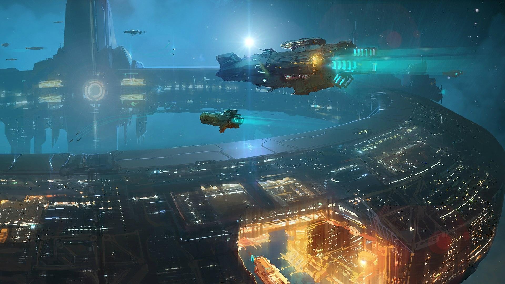 1920x1080 Space Station Wallpaper