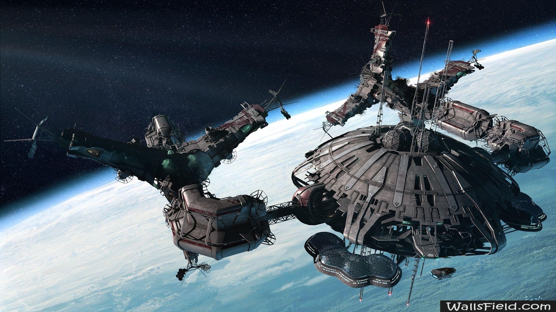 1920x1080 Space Station.com. Free HD Wallpaper. Concept ships, Wallpaper space, Space station