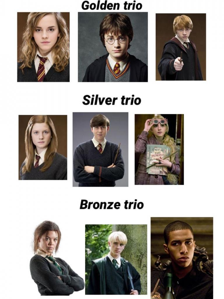 768x1024 Free download Golden trio silver trio bronze trio Harry potter headcannons [800x1200] for your Desktop, Mobile & Tablet. Explore The Slytherin Trio Wallpaper. Slytherin Background, Slytherin Wallpaper, Alkaline Trio Wallpaper