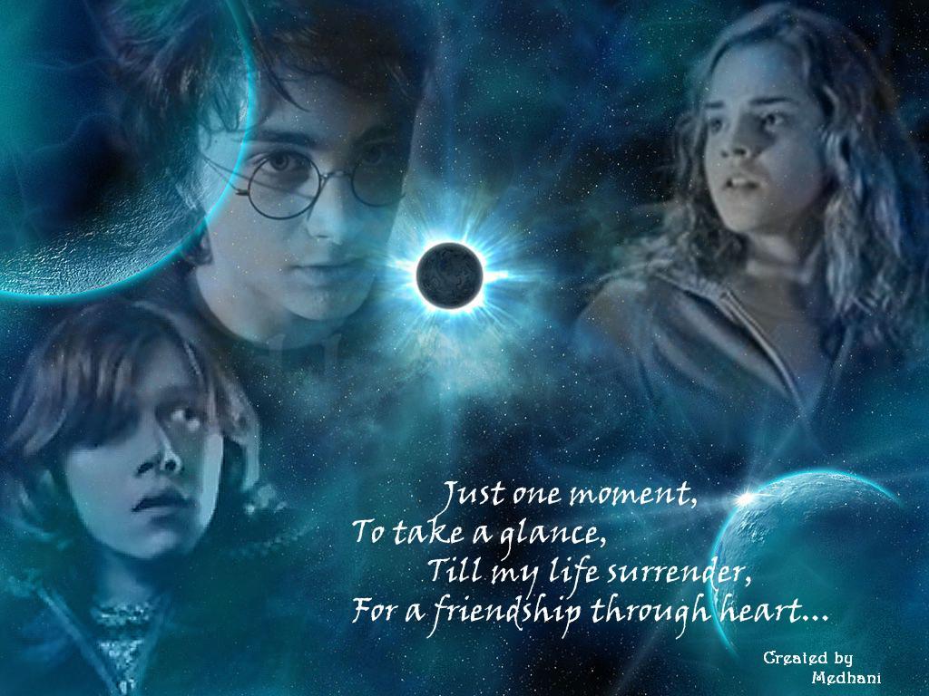 1024x768 Trio Potter Wallpaper