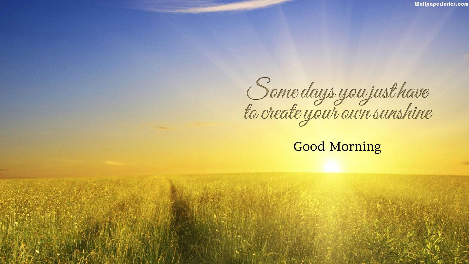 1920x1080 Sunshine Good Morning Quotes Wallpaper 05859