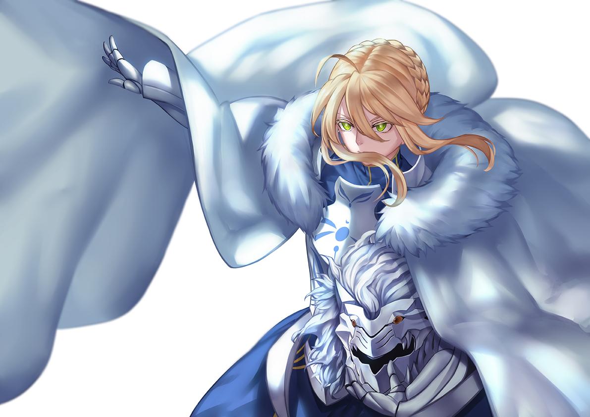 1191x842 Armor Artoria Pendragon (all) Artoria Pendragon (lancer) Blonde Hair Braids Cape Dress Fate Grand Order Fate (series) Gloves Green Eyes Jacky Short Hair. Konachan.com.com Anime Wallpaper