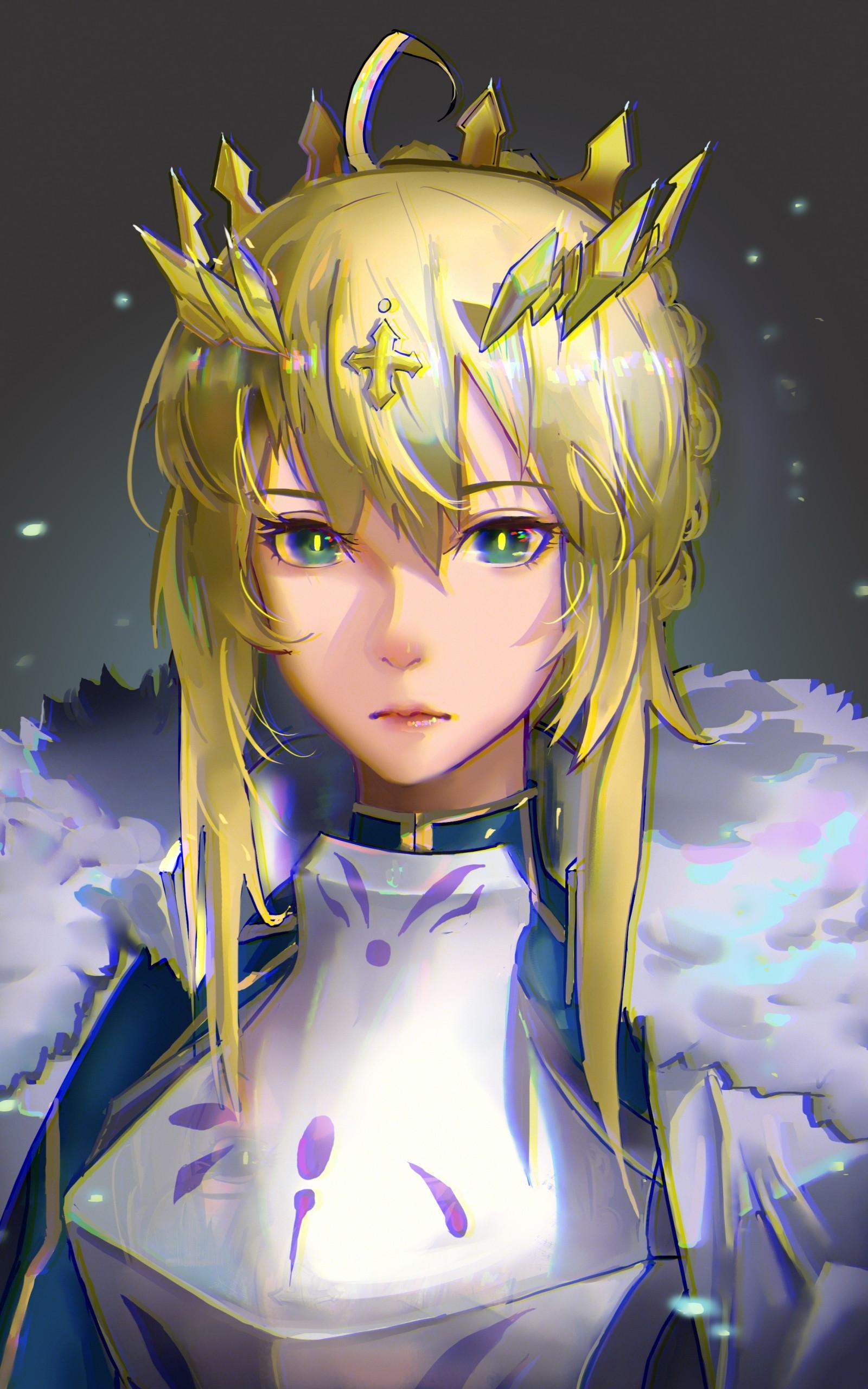 1600x2560 Download 1600x2560 Artoria Pendragon, Fate Grand Order, Blonde, Lancer, Tiara Wallpaper for Google Nexus 10