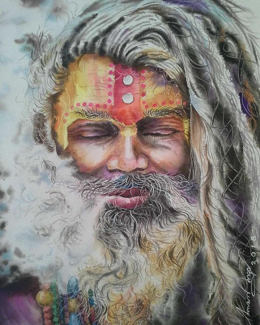 1080x1349 Aghori Baba Baba Face Painting