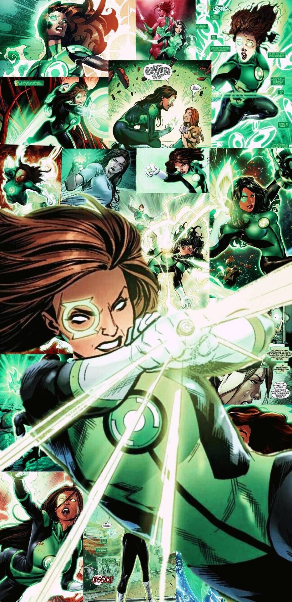 934x1920 Green Lantern Corps Phone Wallpaper: Jessica Cruz. Green lantern comics, Green lantern corps, Jessica cruz green lantern