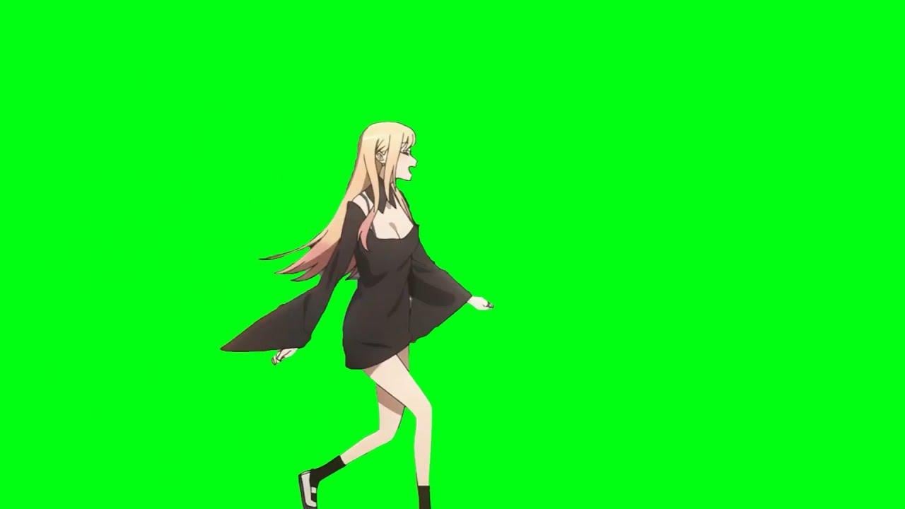 1280x720 Kitagawa Marin Green Sceen Bisque Doll wa Koi o Suru #rotobrush