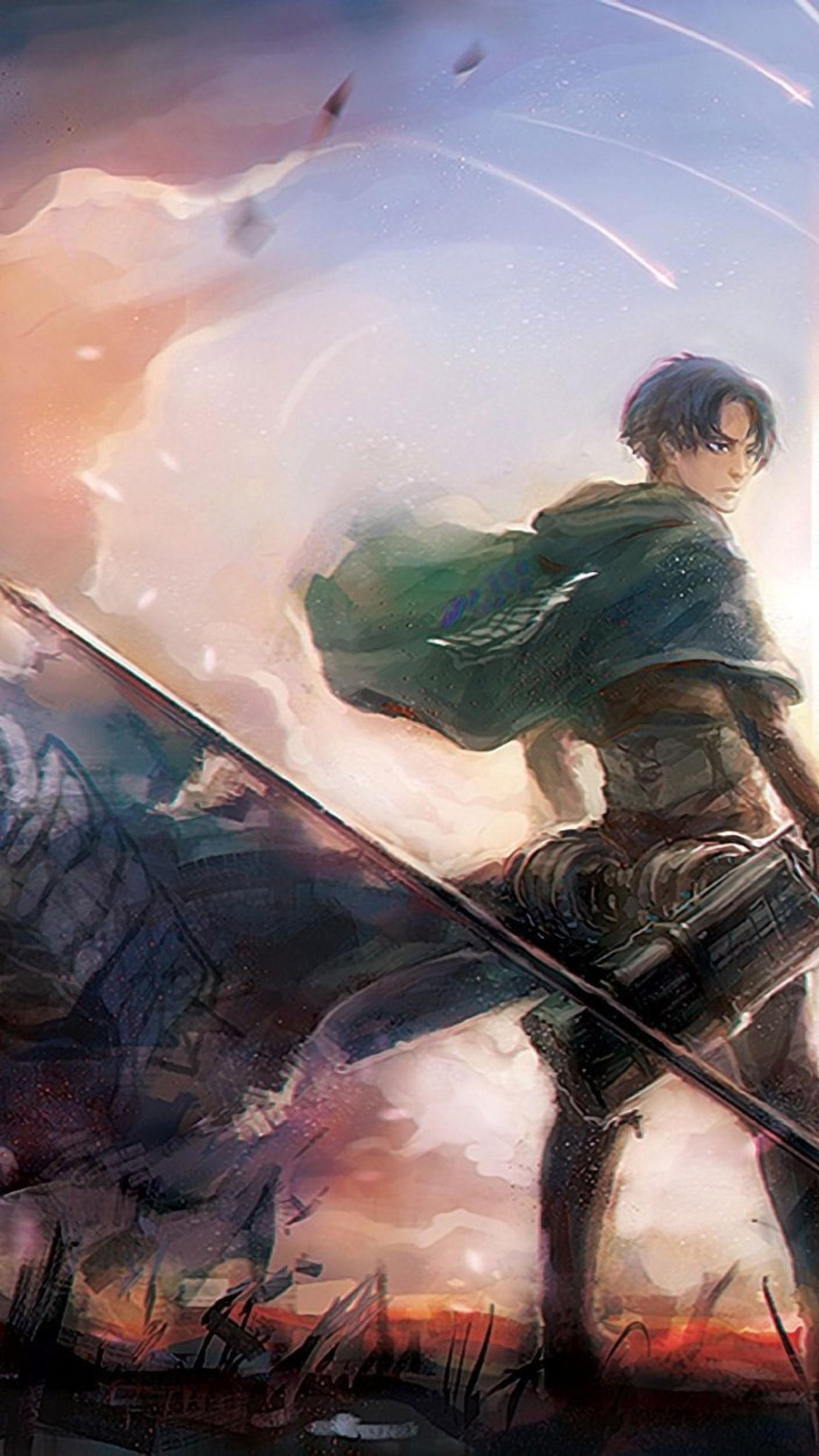 1440x2560 Wallpaper Anime, Attack On Titan, Levi Ackerman • Wallpaper For You