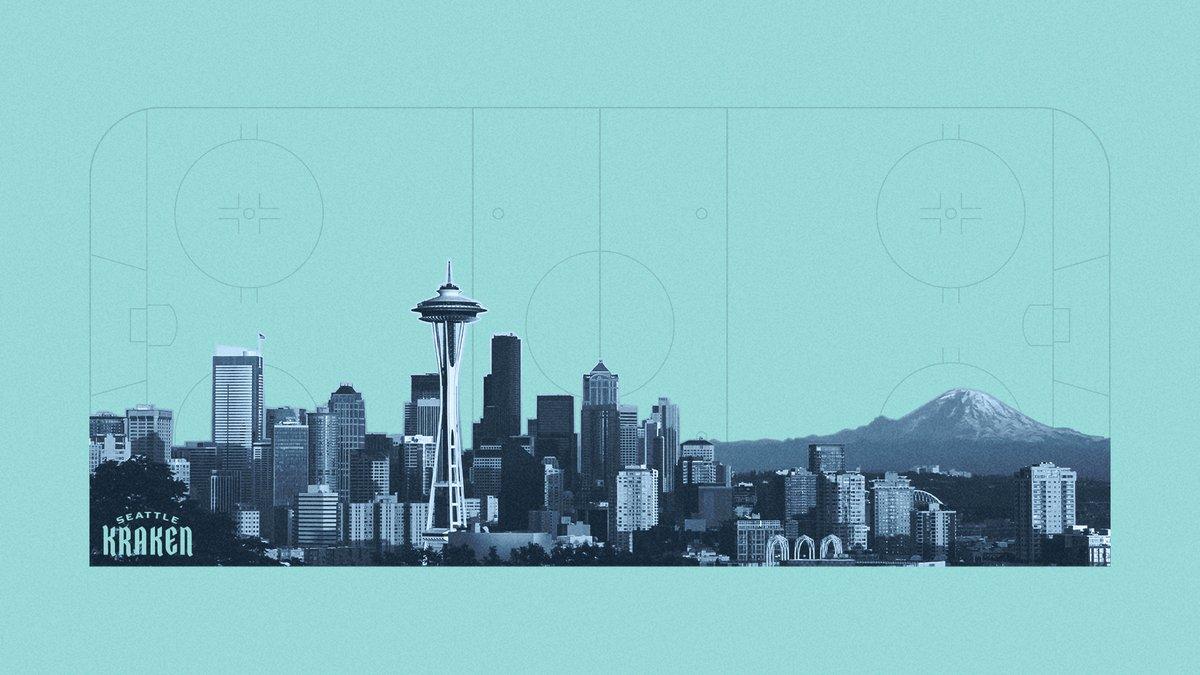 1200x675 Seattle Kraken THE KRAKEN. onto your phone, desktop, or Zoom background with these