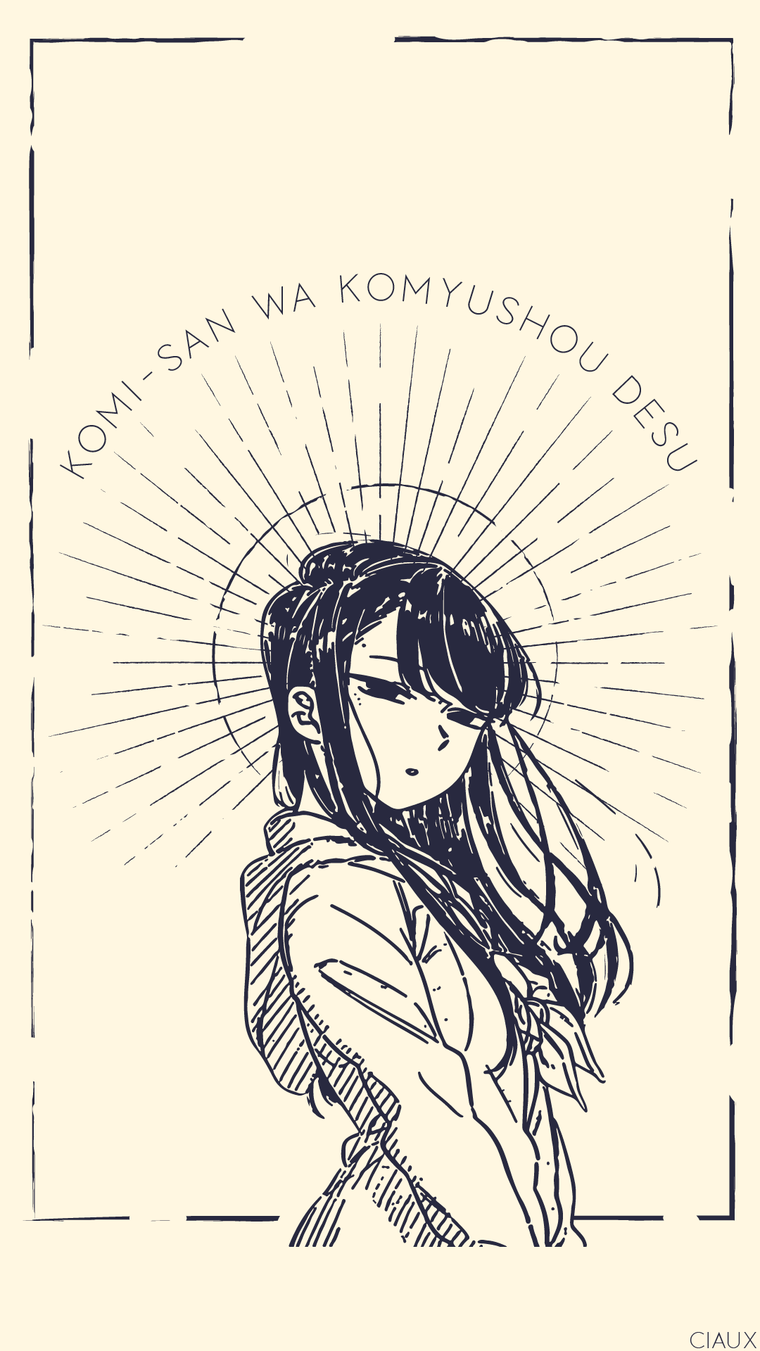 1080x1920 Komi San Phone Wallpaper! : Komi_san. Komi San Wa Komyushou Desu, Komi San, Anime Drawings