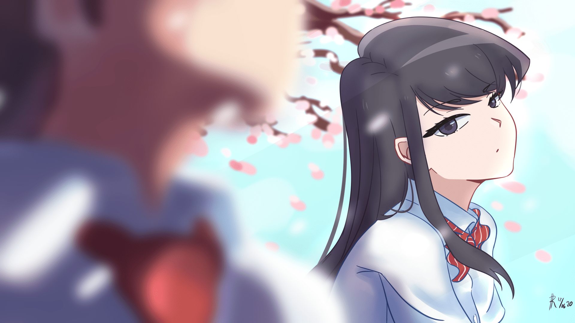 1920x1080 Download Komi Shouko Anime Komi Can't Communicate 4k Ultra HD Wallpaper by 'Etchax2894