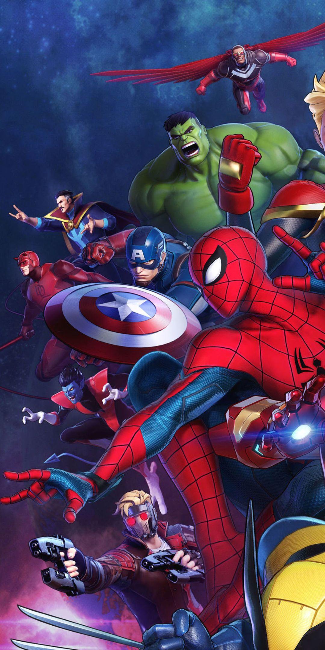 1080x2160 Marvel Phone Wallpaper, HD Marvel Phone Background
