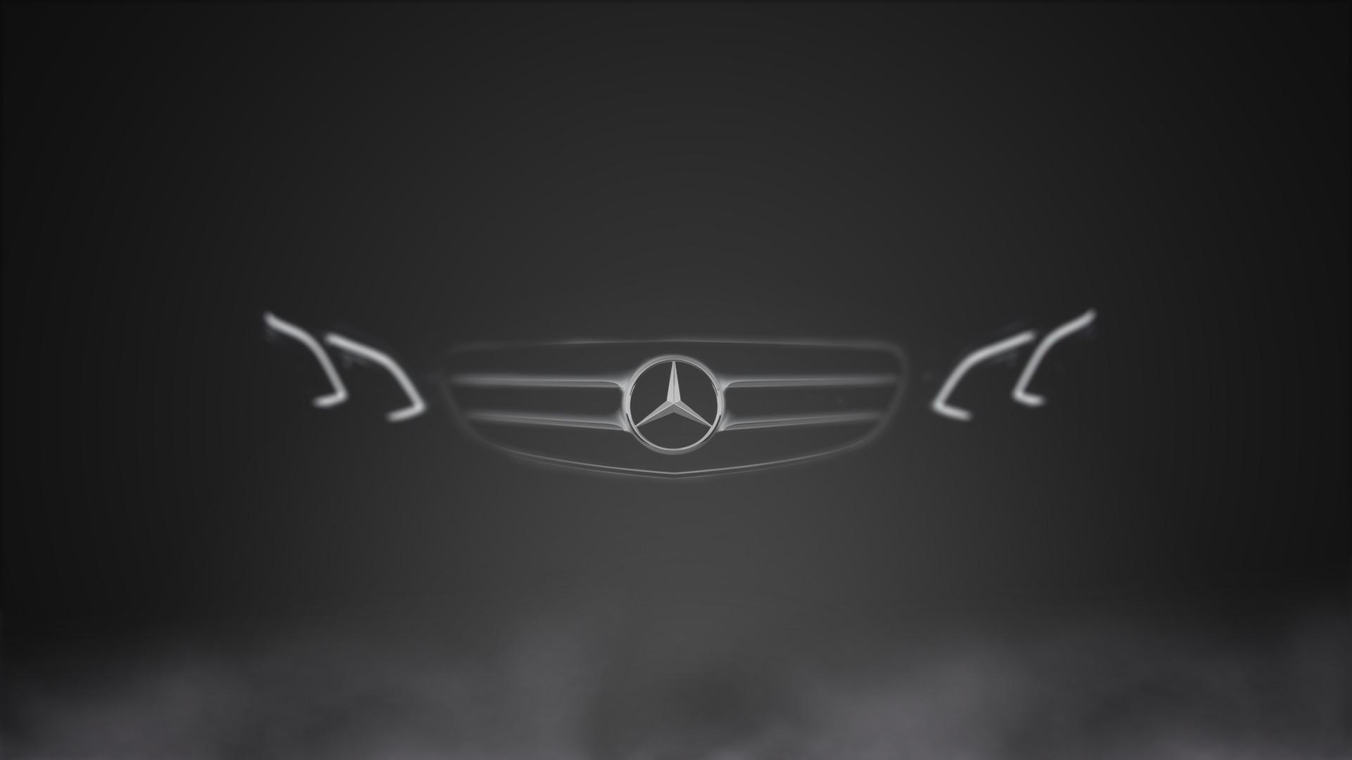 1920x1080 General Mercedes Benz Mercedes Benz E Class W212 Car Dark Logo Monochrome