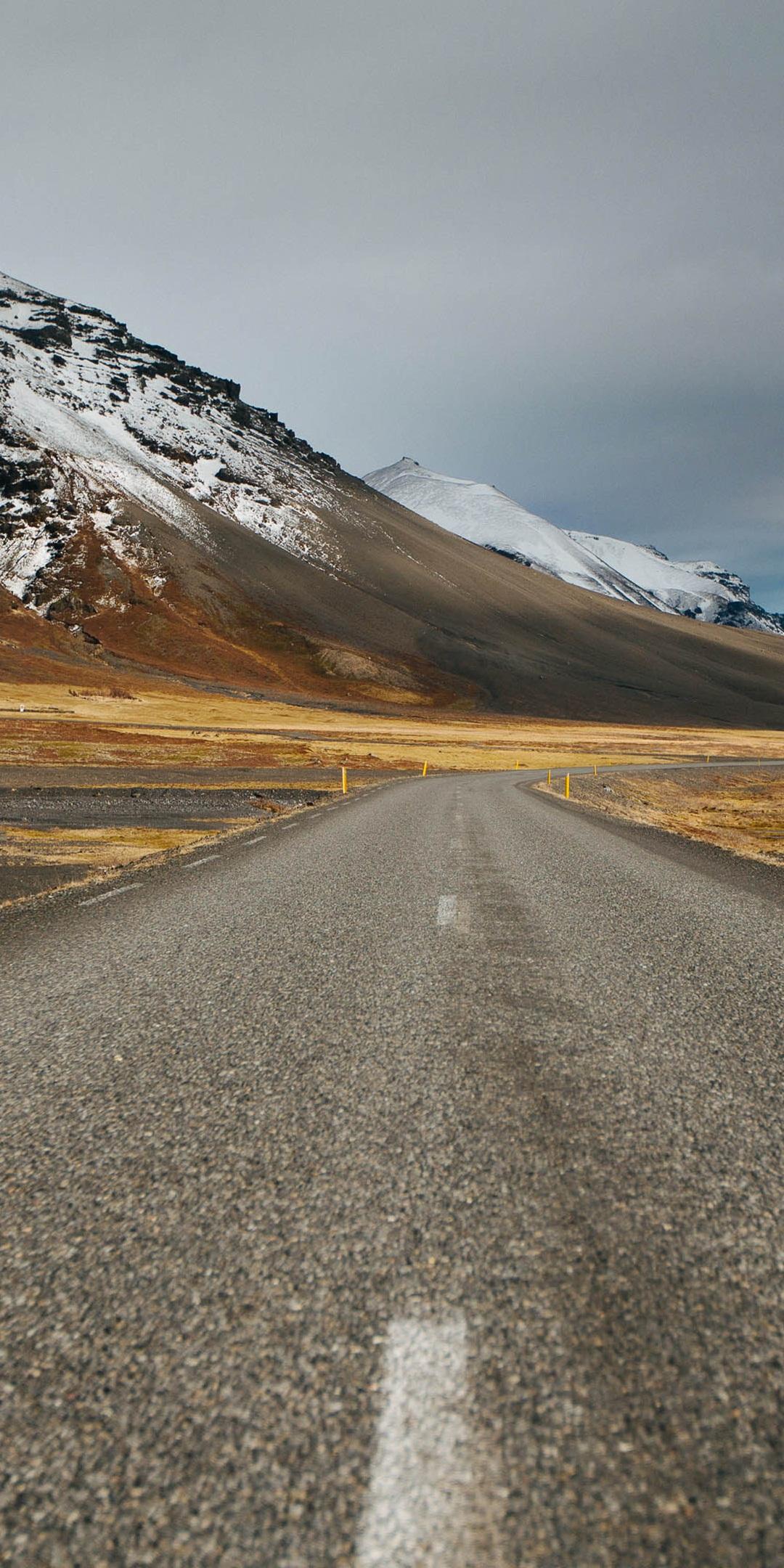 1080x2160 redmi wallpaper hd, highland, road, asphalt, mountainous landforms, mountain, natural landscape, mountain range, highway, mountain pass, tundra