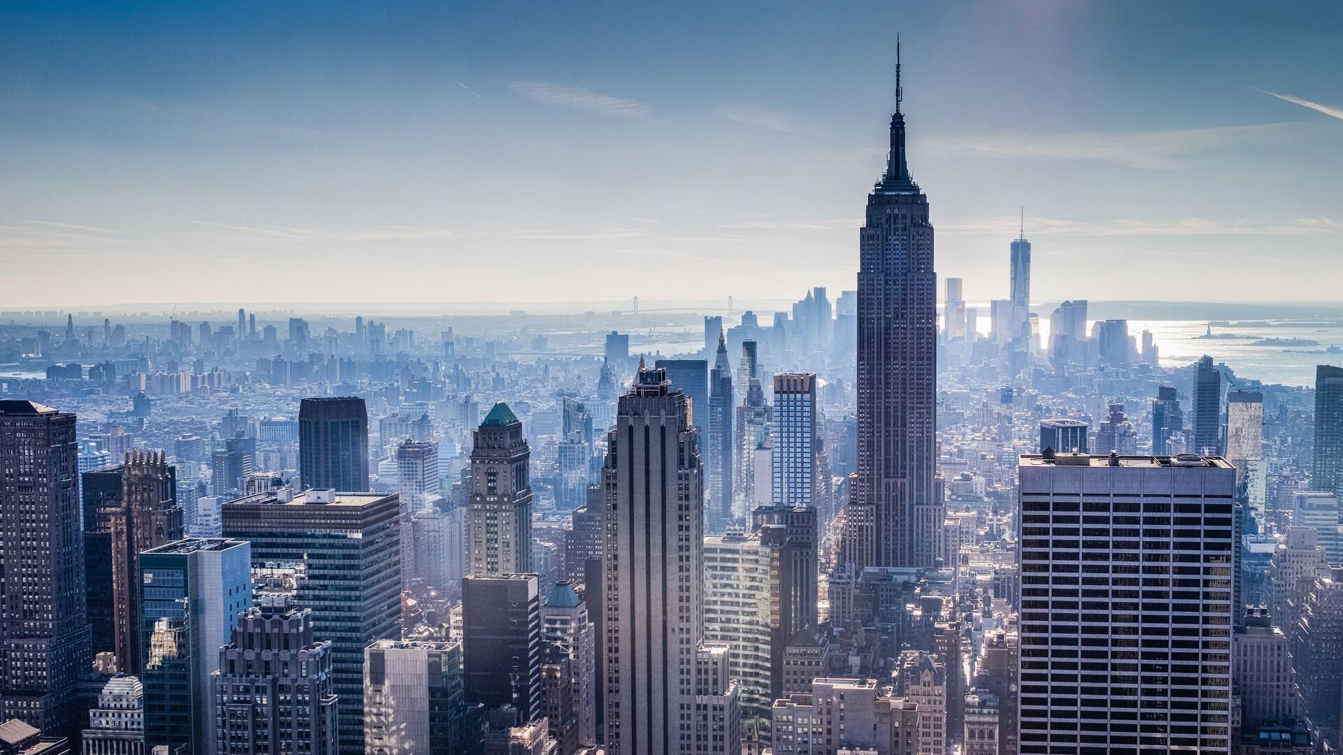 1920x1080 New York City Wide 8k Laptop Full HD 1080P HD 4k Wallpaper, Image, Background, Photo and Picture