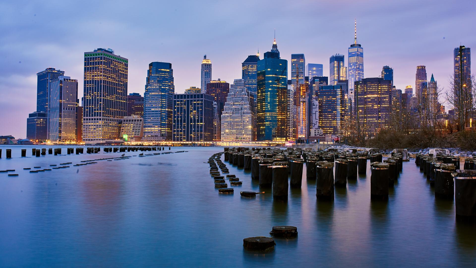 1920x1080 Download New York, buildings, cityscape wallpaper, 1920x Full HD, HDTV, FHD, 1080p