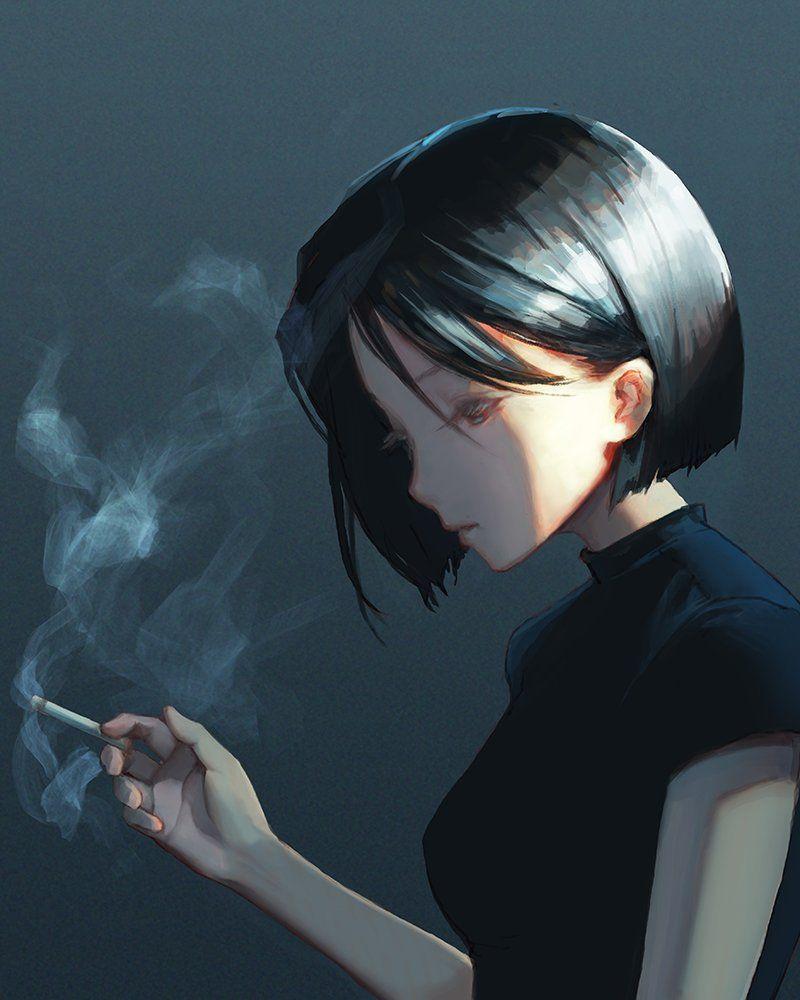 800x1000 Smoking Anime