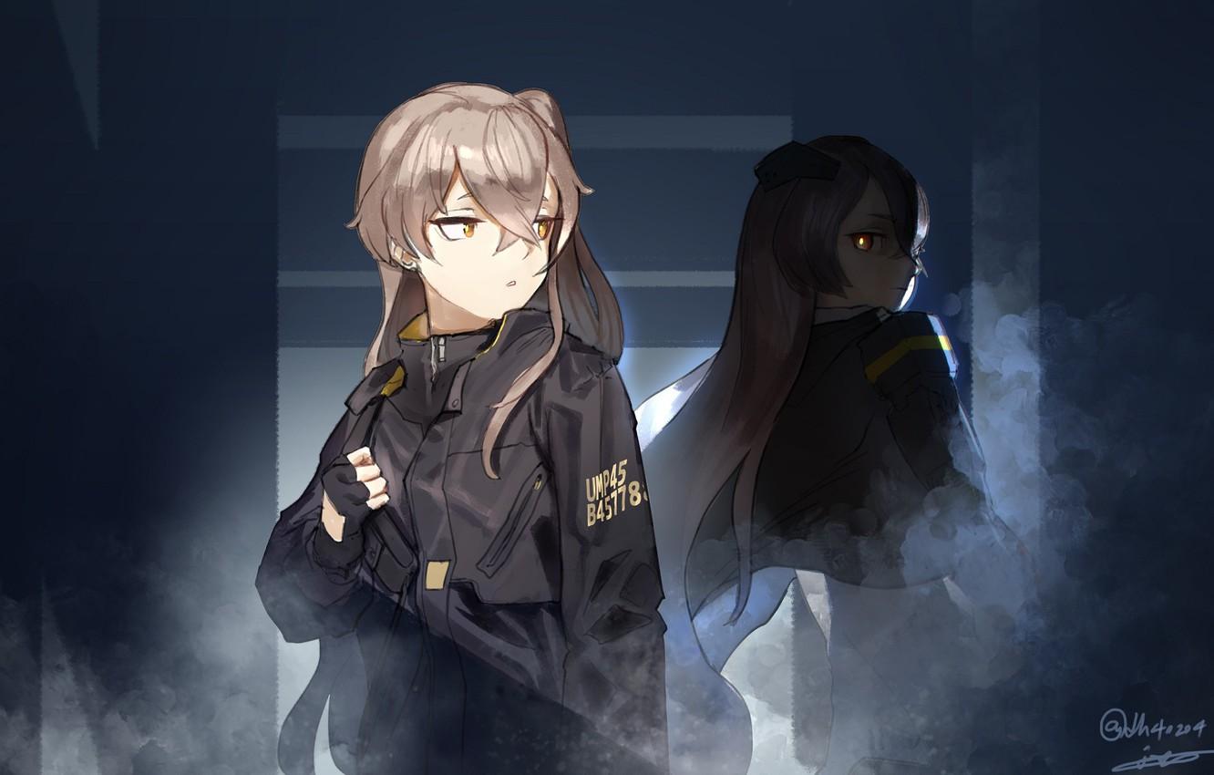 1332x850 Wallpaper girls, smoke, art, Girls Frontline, Girls front image for desktop, section сёнэн
