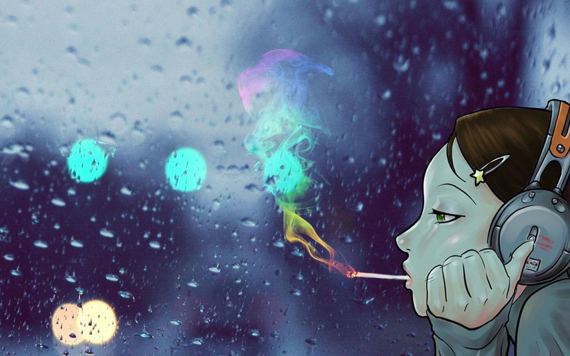 1920x1200 Gangster Cartoon Weed Wallpaper