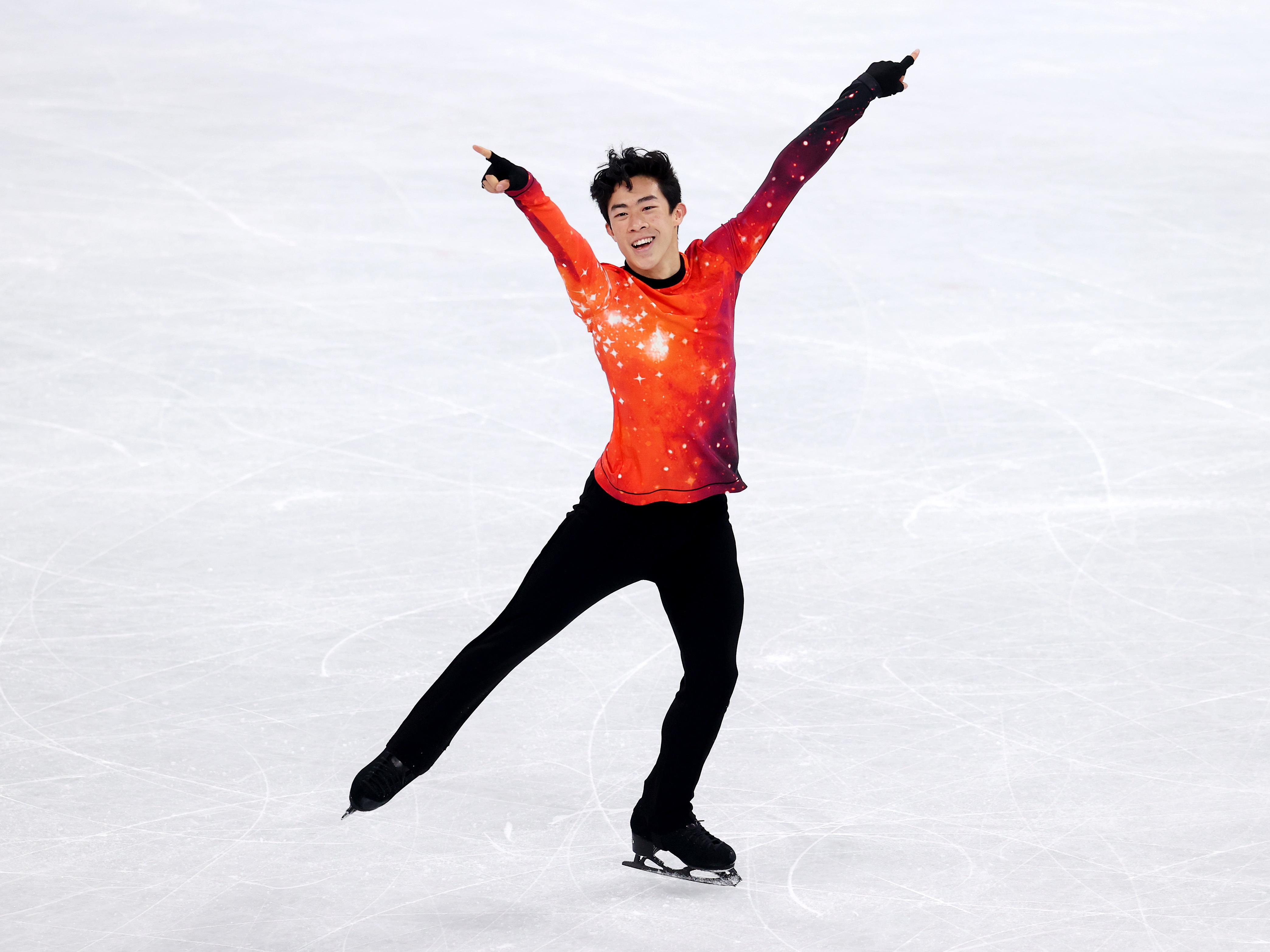4176x3132 Nathan Chen wins gold in men's figure skating at the Winter Olympics