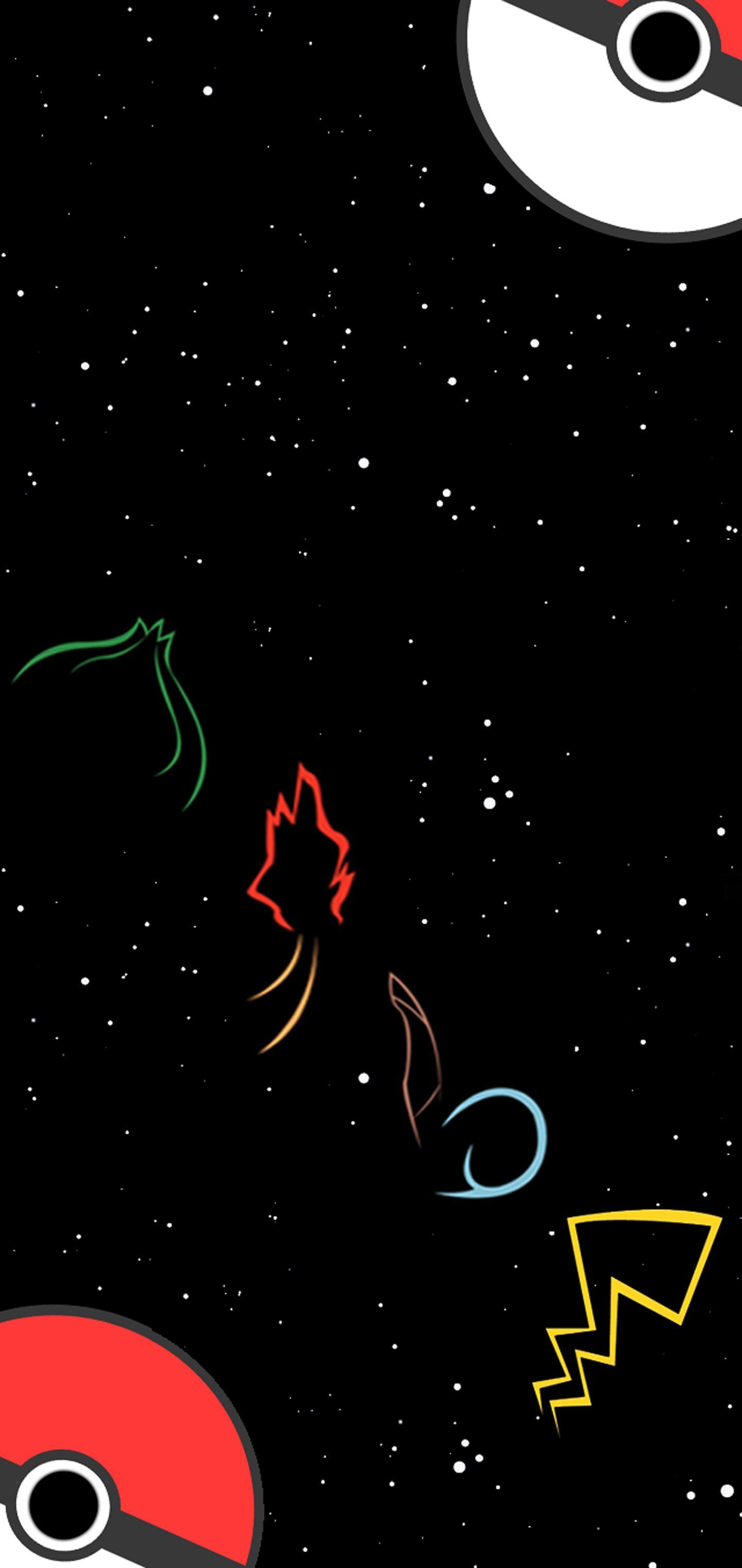 1440x3040 Pokemon Wallpaper