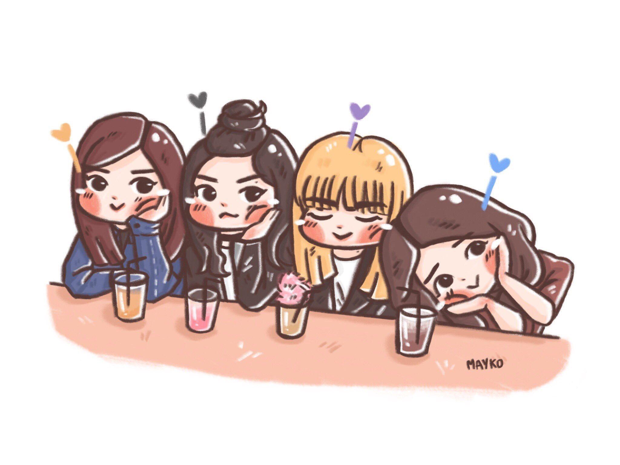 2048x1536 Blackpink Anime Wallpaper, HD Blackpink Anime Background on WallpaperBat
