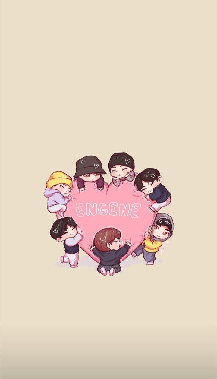 720x1257 Enhypen Cartoon. Cartoon wallpaper iphone, Wallpaper iphone cute, Cartoon wallpaper