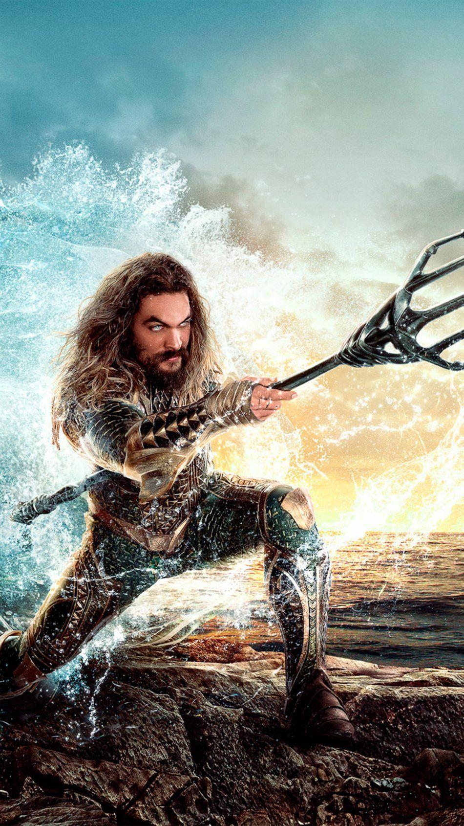 950x1689 Jason Momoa In Aquaman 2018 Movie 4K Ultra HD Mobile Wallpaper