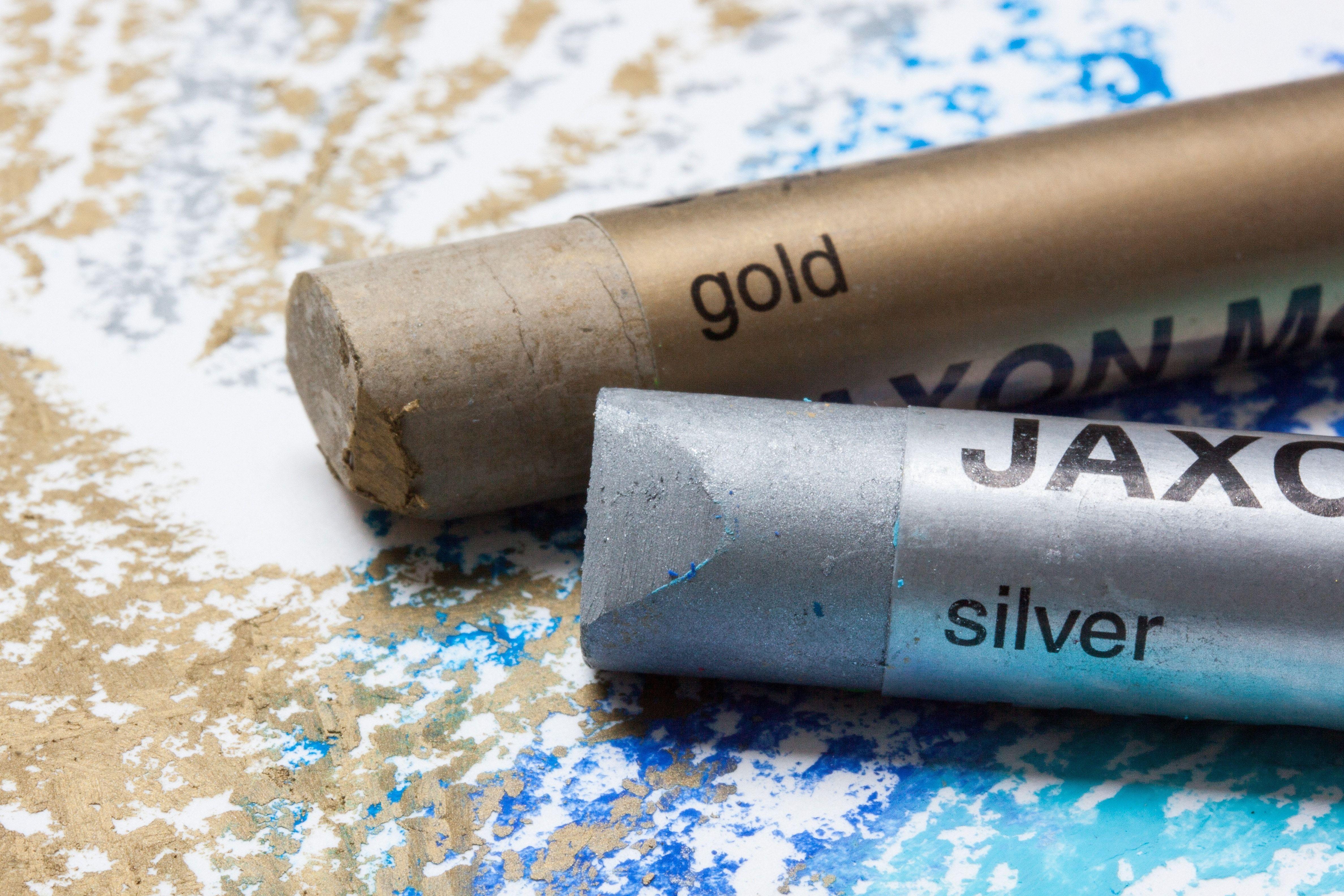 4752x3168 gold and silver pastel crayon free image