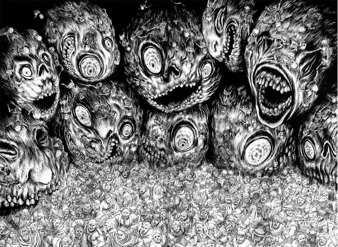 1080x790 Berserk Miura. Art. Manga, Junji ito / iPhone HD Wallpaper Background Download HD Wallpaper (Desktop Background / Android / iPhone) (1080p, 4k) (1080x790) (2022)