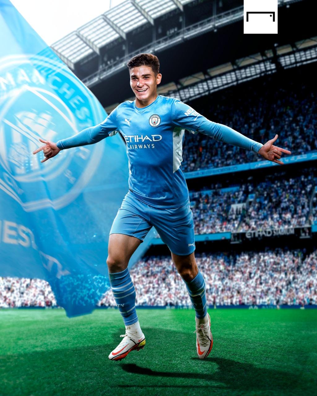 1024x1280 GOAL City have signed a striker! Julian Alvarez has joined Man City from River Plate
