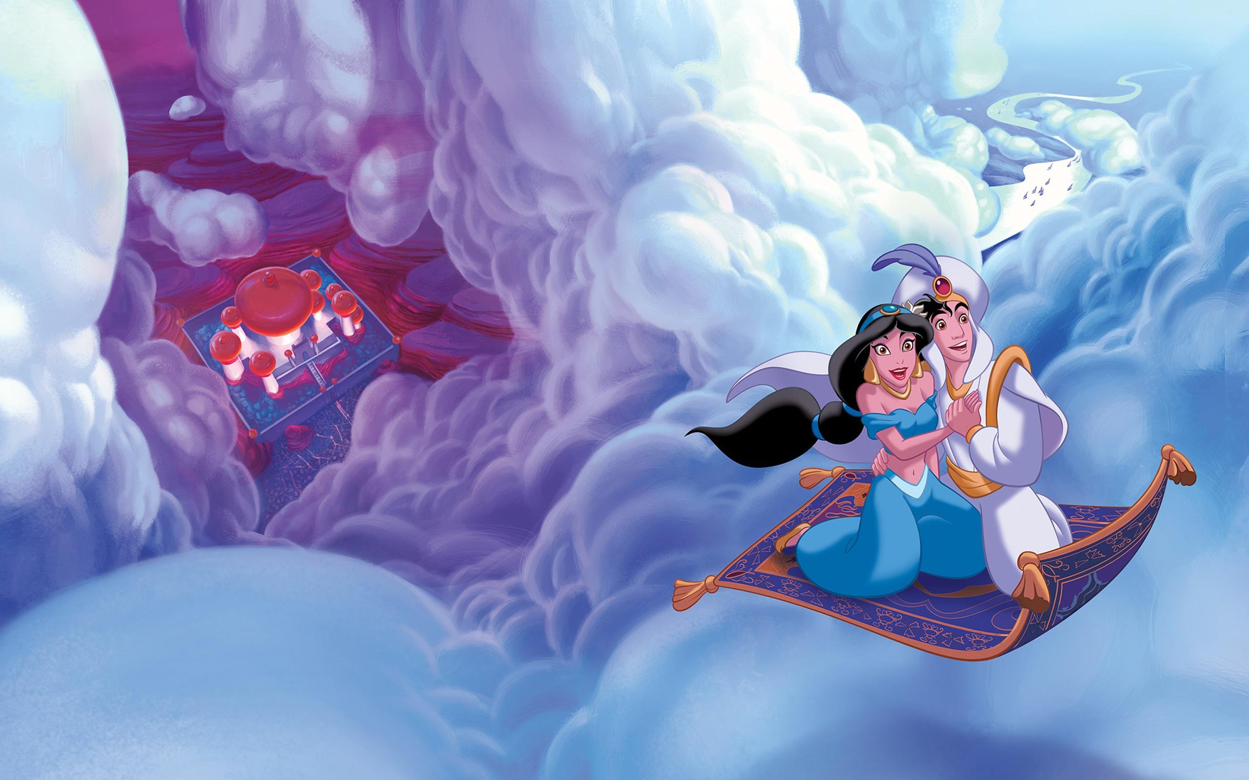 2560x1600 Alladdin And Jasmine Flying Magical Carpet Desktop HD Wallpaper 2560x1600 :