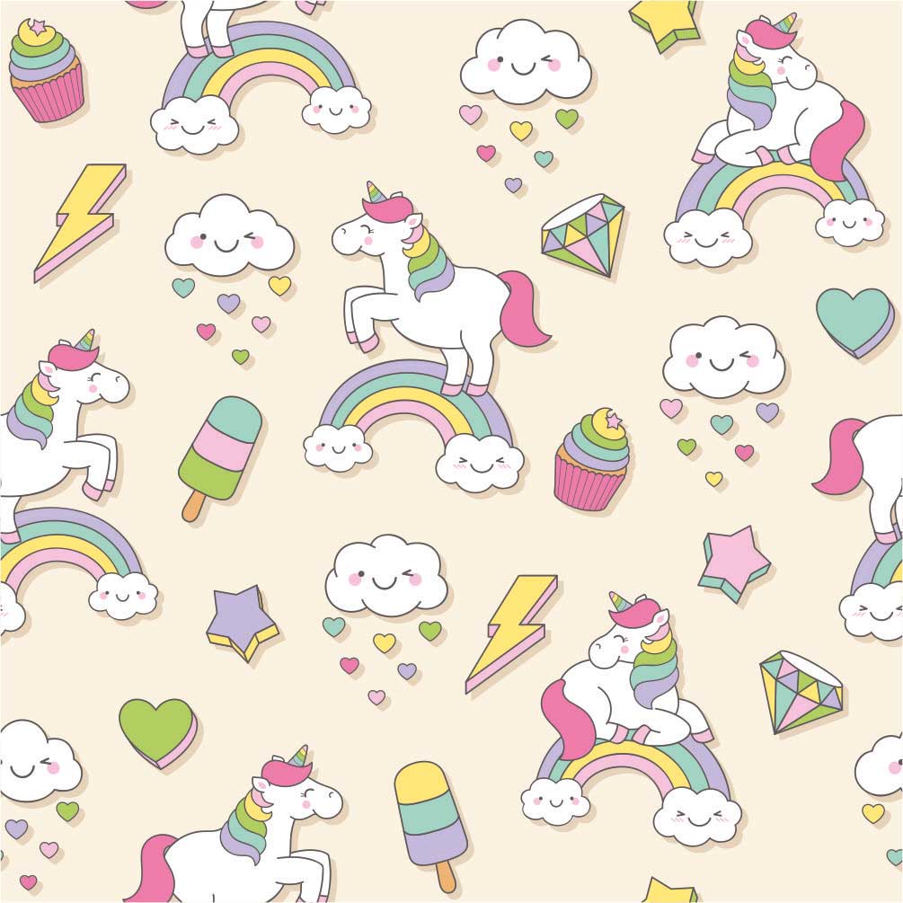 1005x1005 PASTEL UNICORN. #MWP031KSP