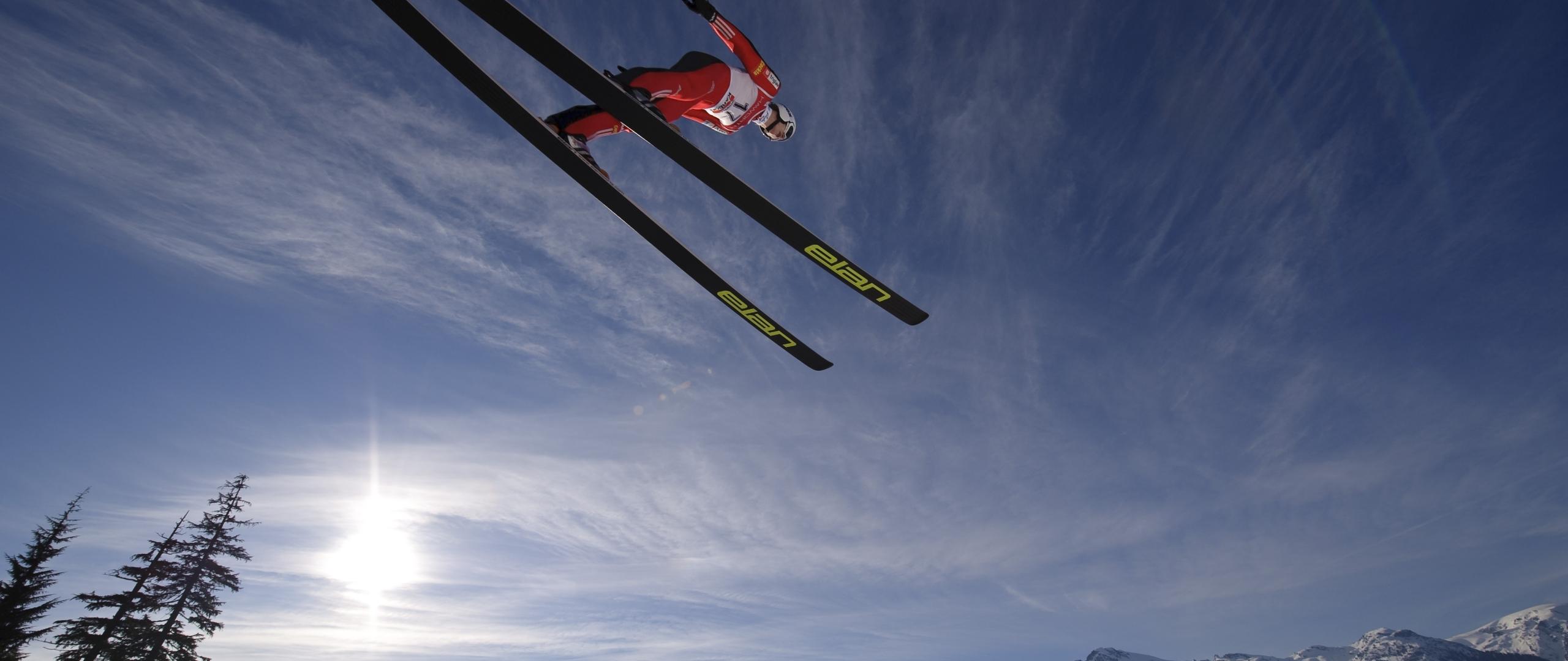 2560x1080 skier, ski, jump 2560x1080 Resolution Wallpaper, HD Sports 4K Wallpaper, Image, Photo and Background