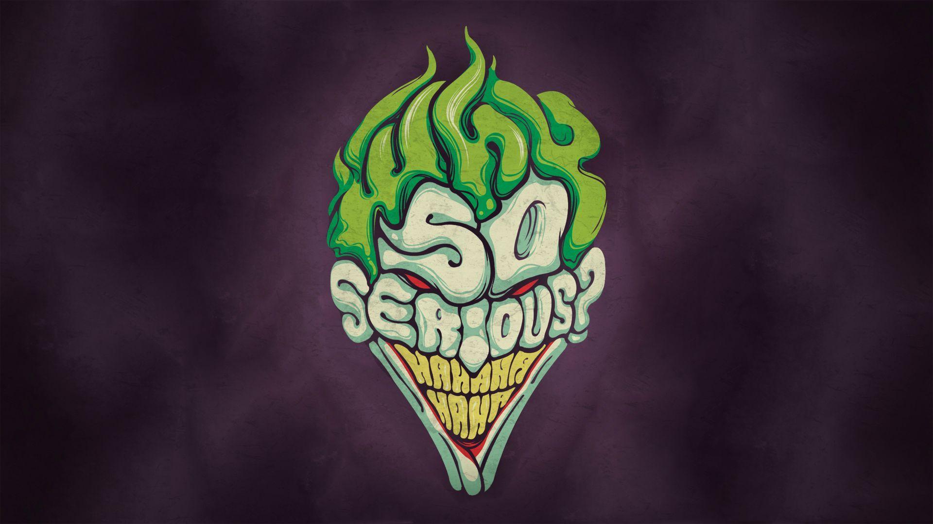 Why So Serious? - Joker - T-Shirt | TeePublic