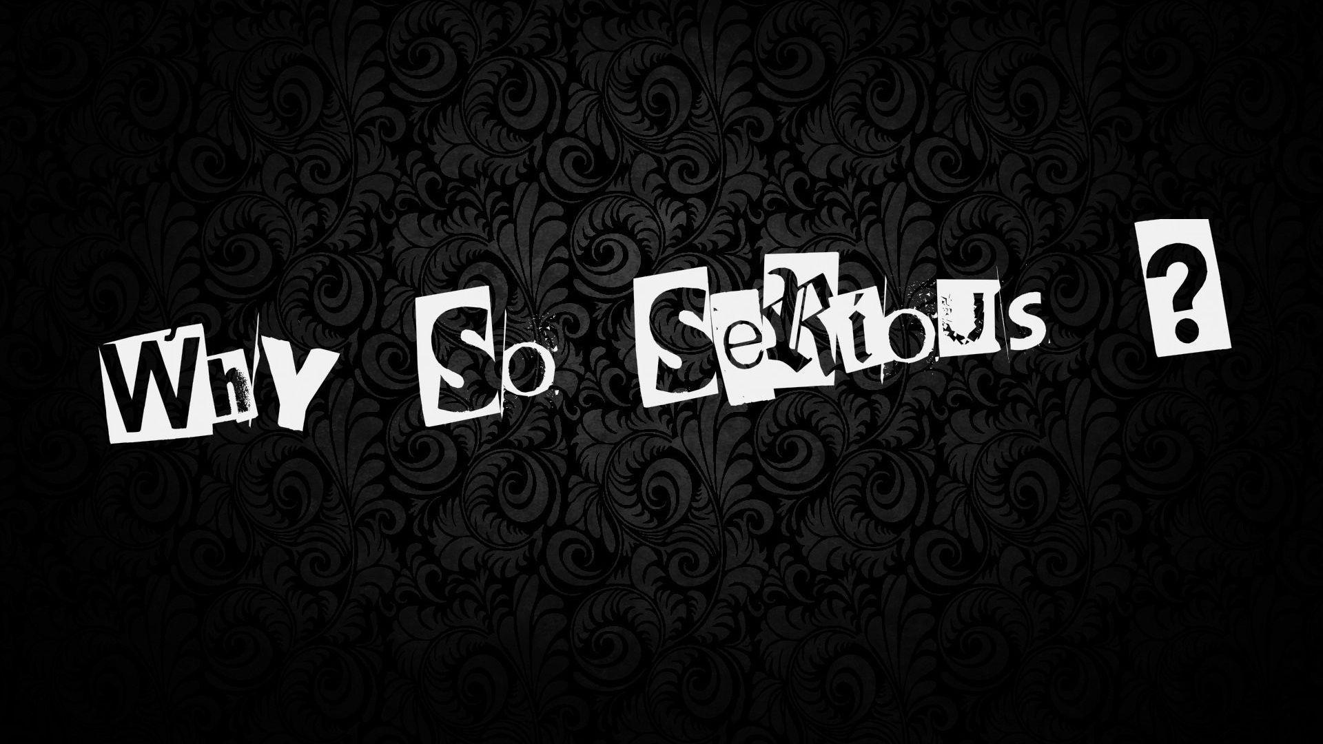 why so serious wallpaper android