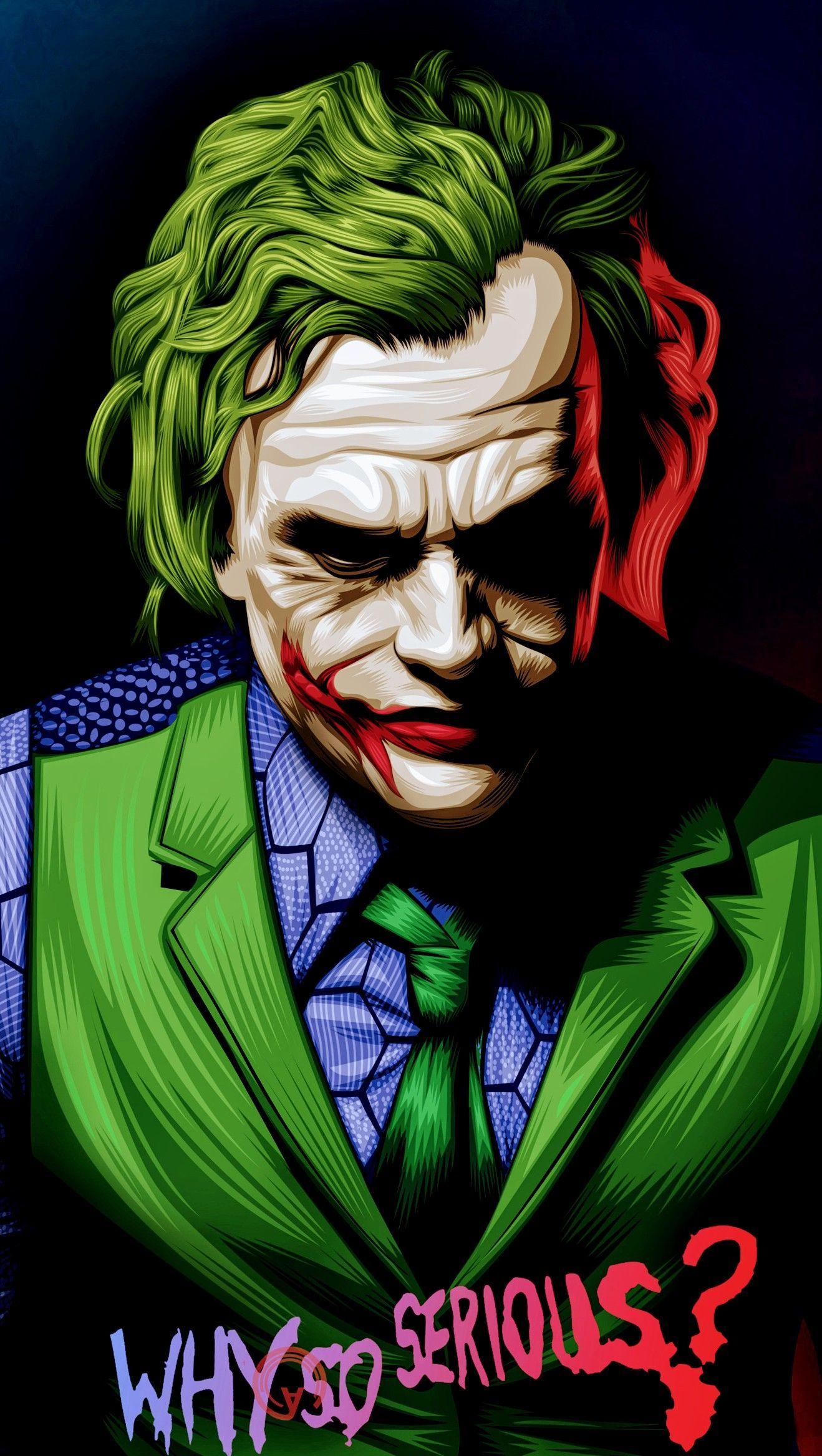 Dark Knight Joker Why So Serious Wallpaper