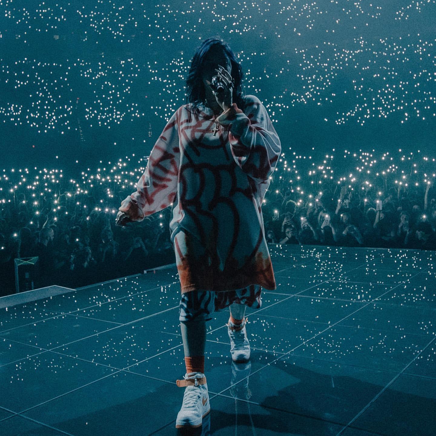 1440x1440 ดาวน์โหลด Billie Eilish wallpaper 2021 HD APK สำหรับ Android