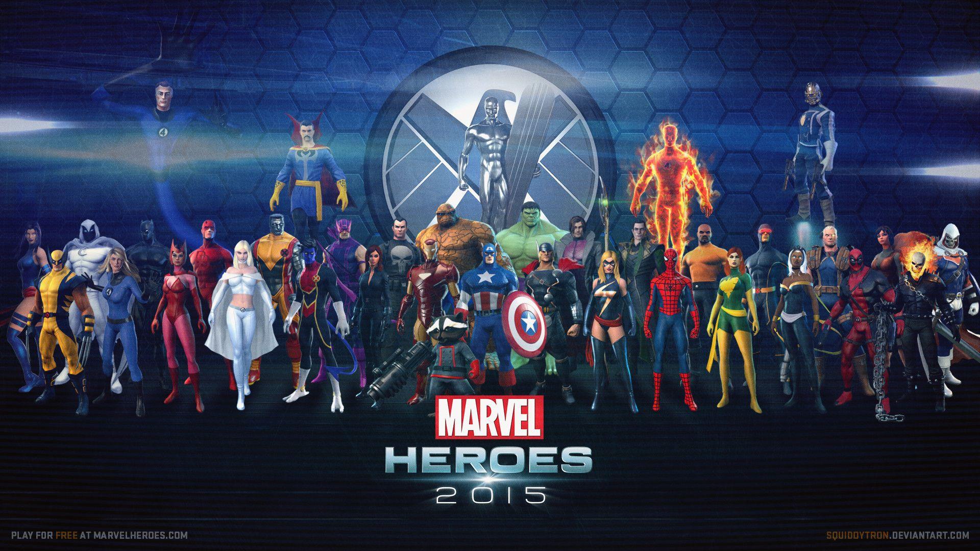 1920x1080 Marvel Superheroes Wallpaper