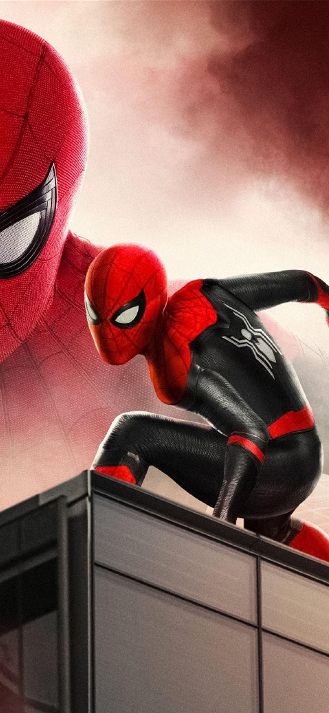1080x2340 spider man far from home iPhone Wallpaper Free Download
